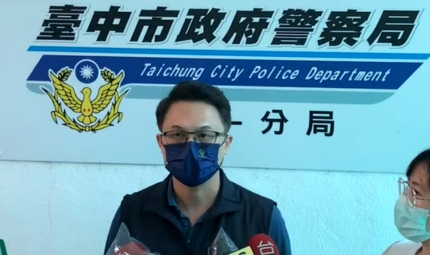 ▲報告人偵查隊隊長陳谷楓。(圖/謝福祐翻攝)
