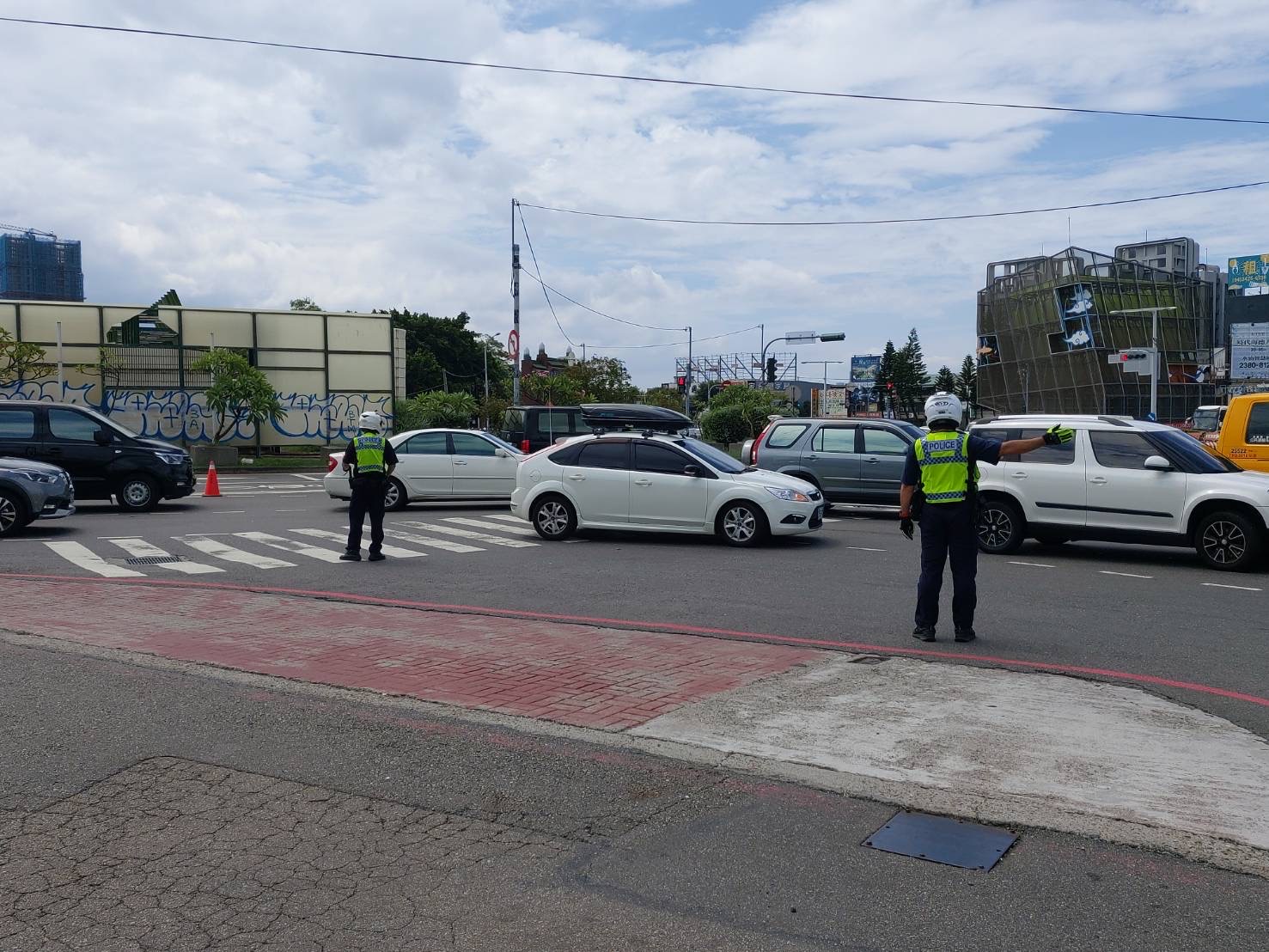 ▲臺中市政府警察局交通警察大隊因應國慶連假加強交通疏導已完成整備。(記者林㤈輝翻攝)