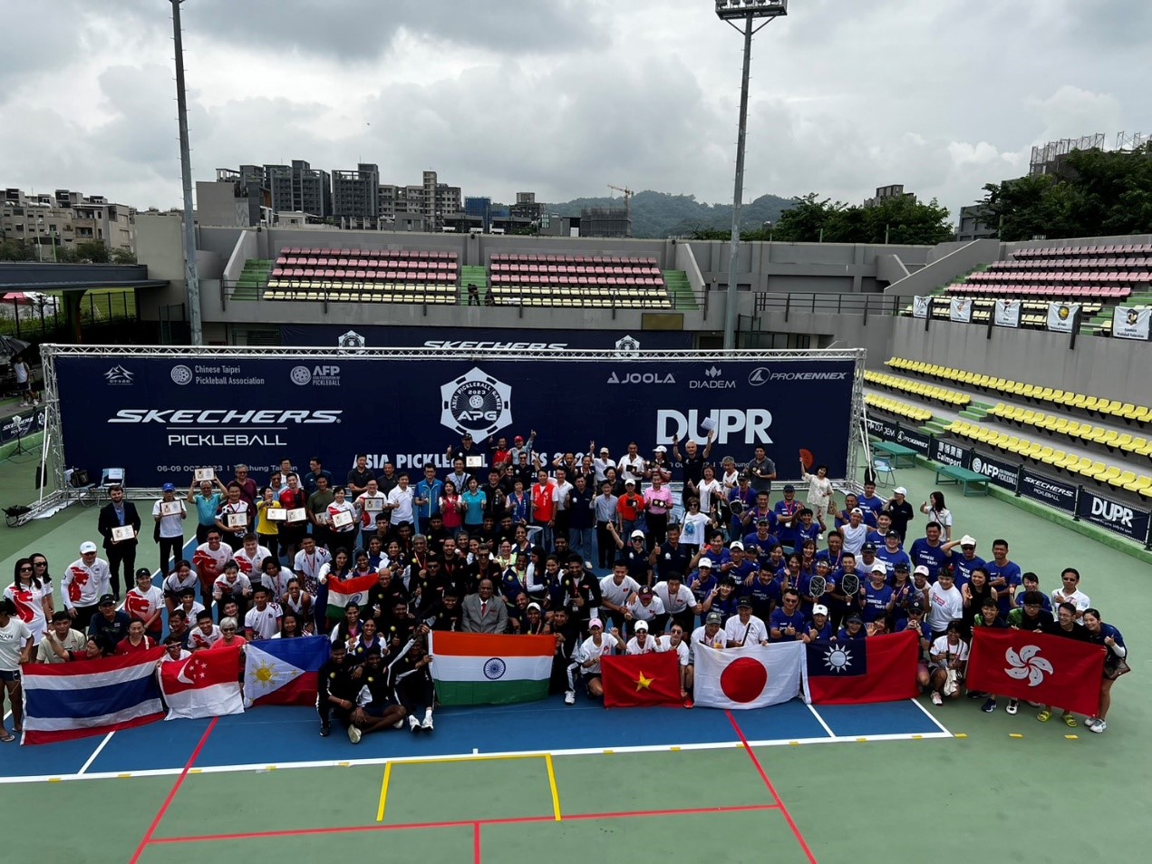 2023亞洲匹克球錦標賽500位選手大合照