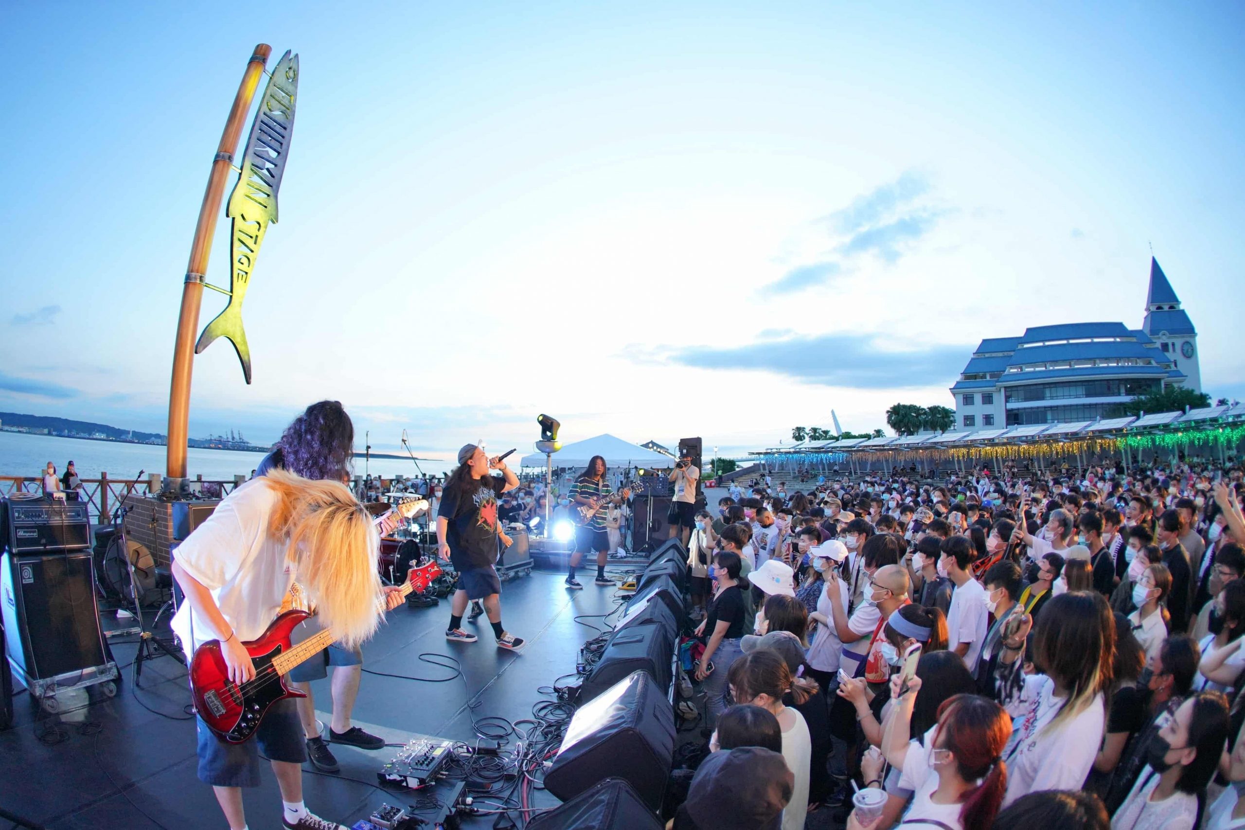 2023新北市河海音樂季—漁人舞台將於8 12(六)至8 20(日)連續兩週假日於淡水漁人碼頭率先開唱。(2022資料照)