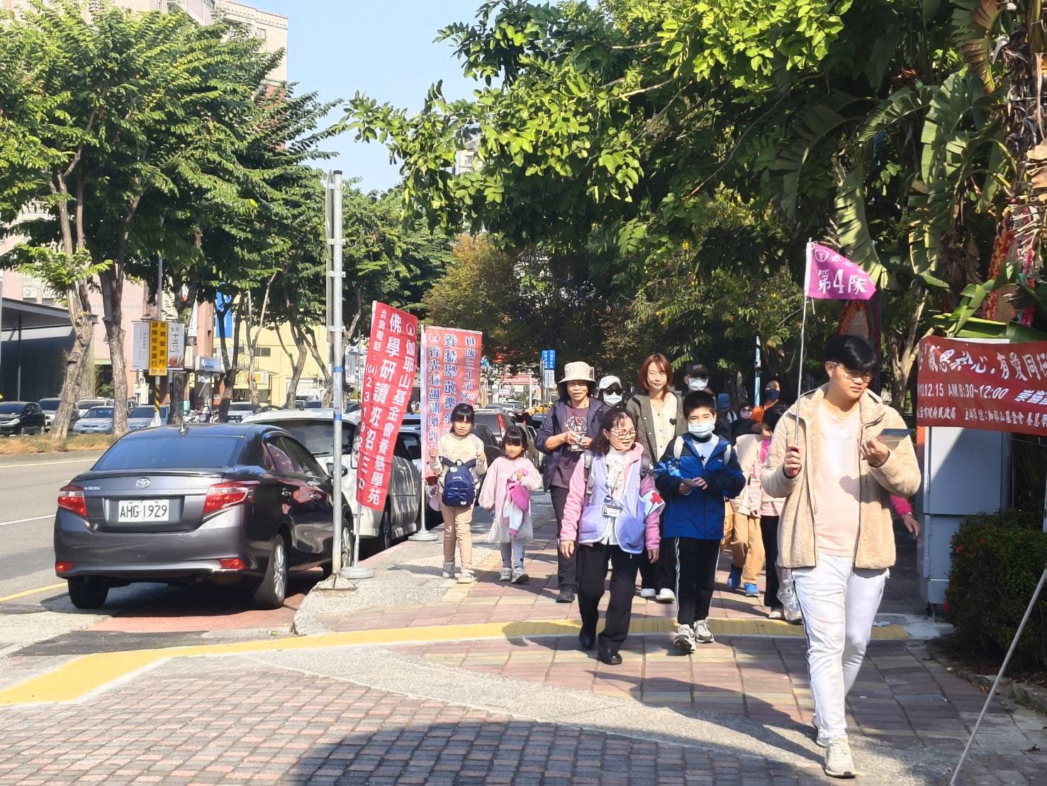 健走情形(圖/劉興峰攝)
