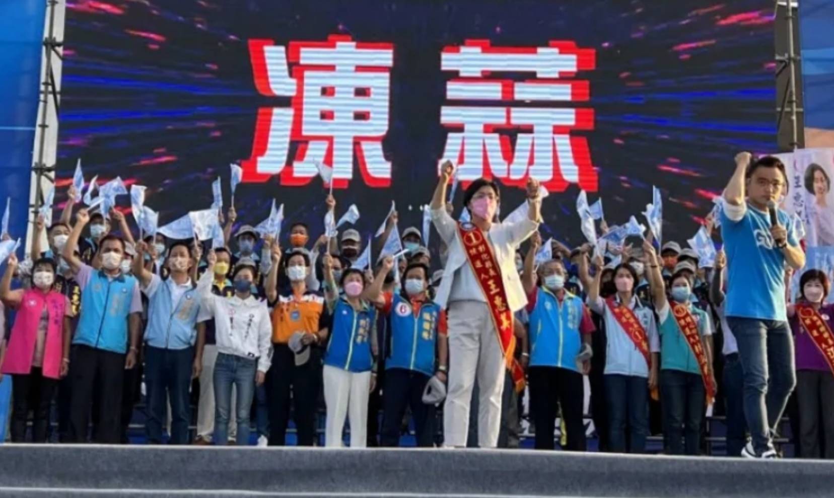 ▲彰化縣長王惠美再三推薦認真積極做事的市民代表吳淑敏。