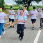路跑12公里登記參選　黃啟豪展現服務鄉親決心