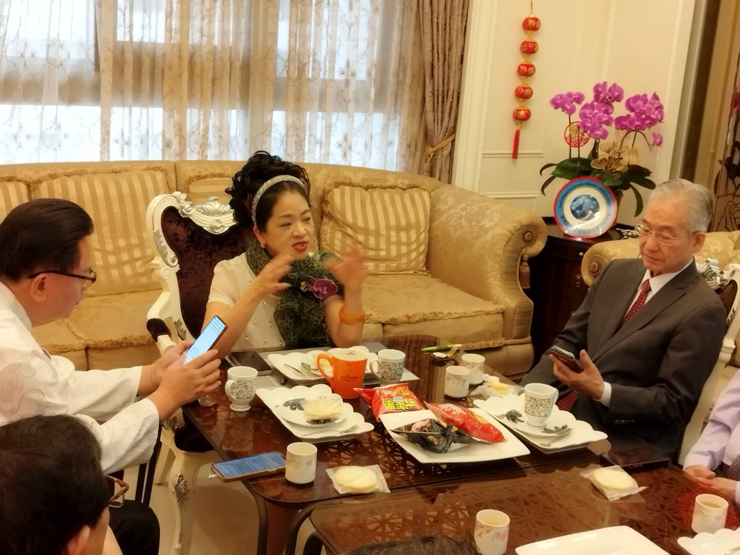 世界華人企業家聯合會全球總會理事長潘靜雅