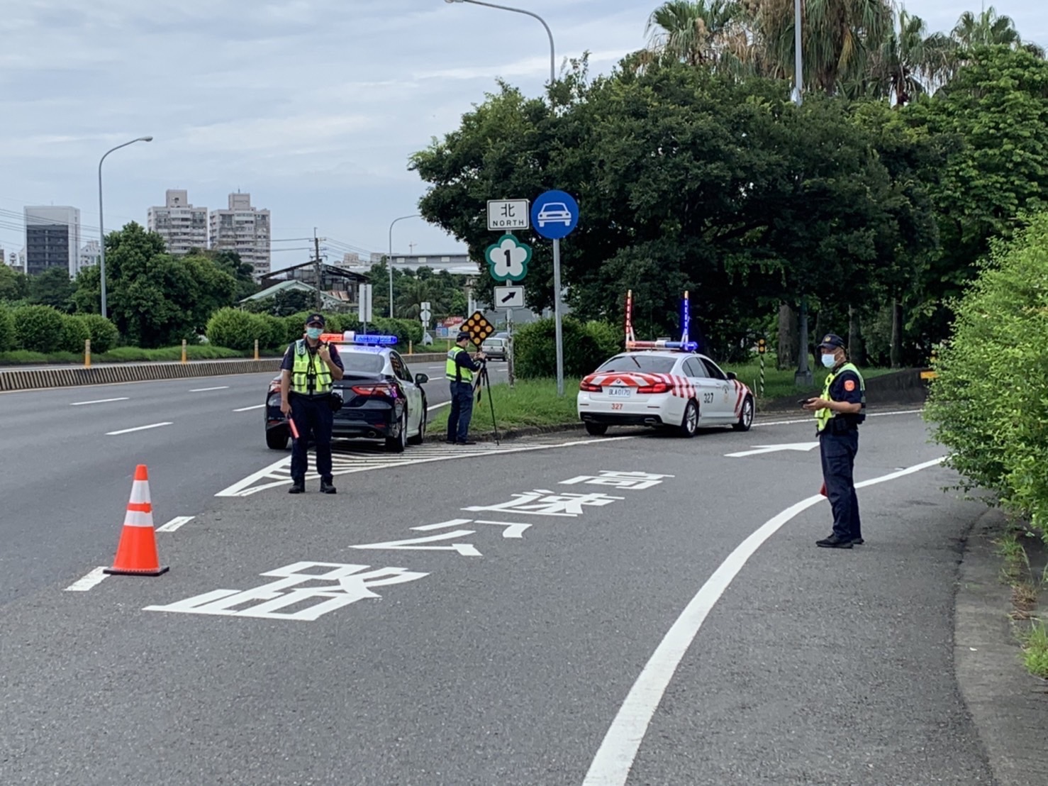 ▲國4潭子端東入口（潭子區仁愛路）。(圖/記者謝榮浤翻攝)