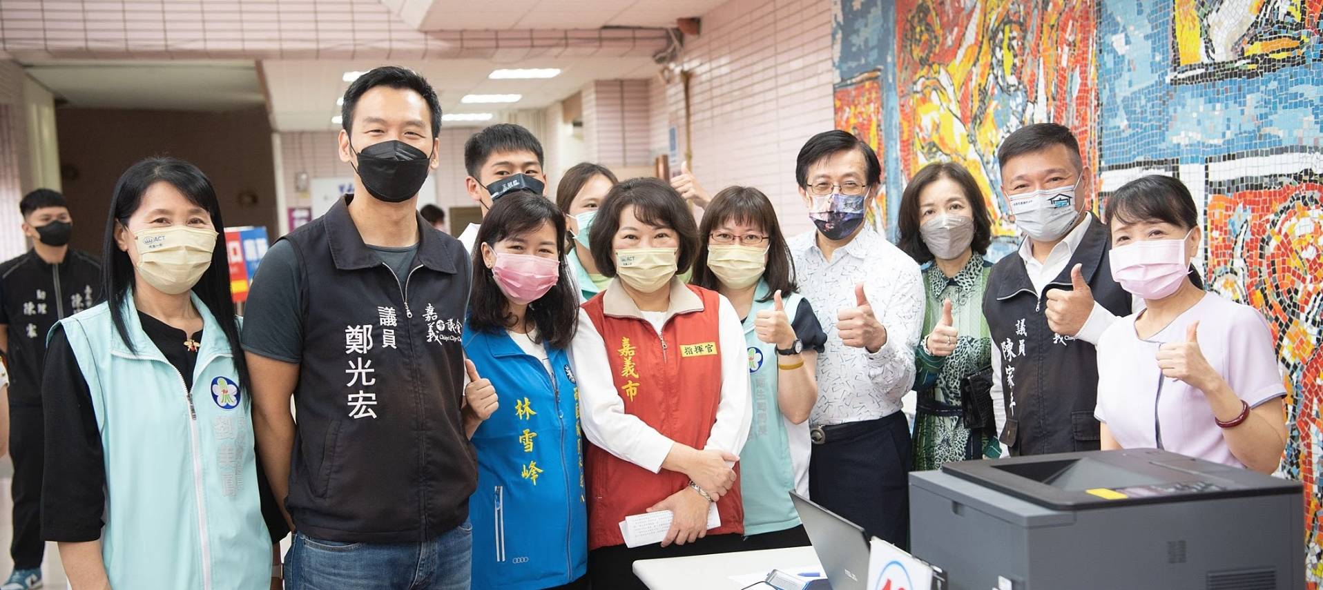 嘉市打第4劑價值千元物品加碼送 │ 黃敏惠:大型快打站優化服務友善接種