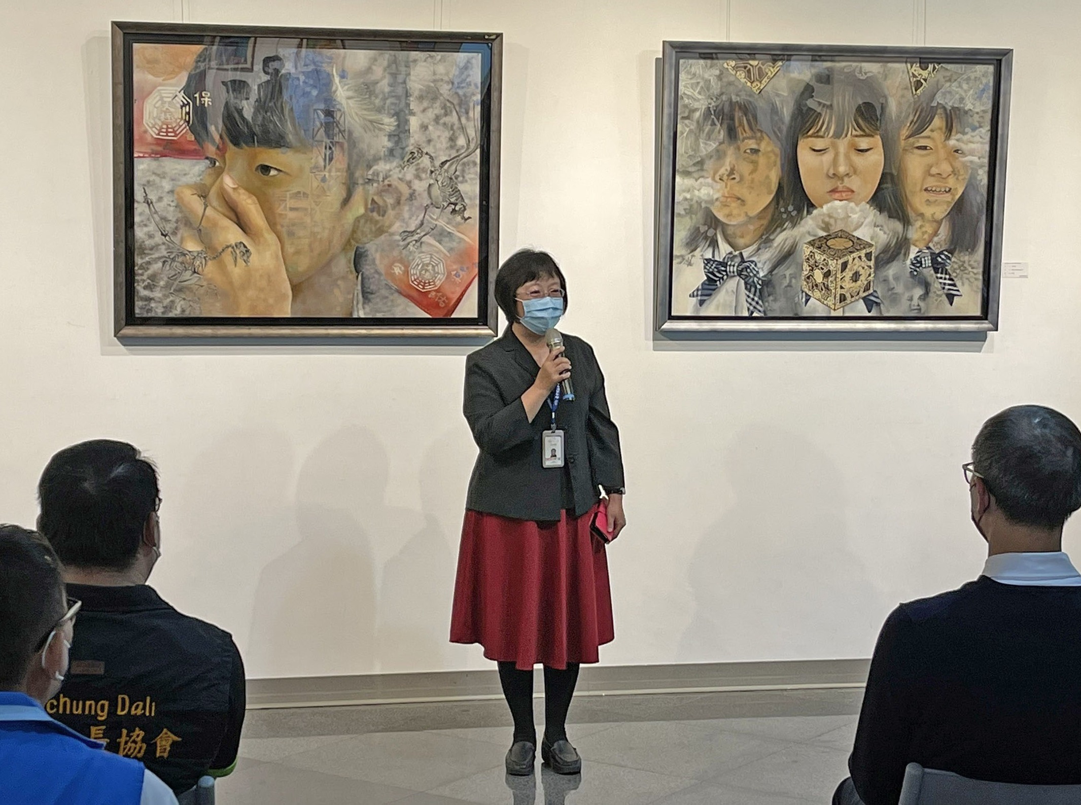 大明高中學生畢業美展 藝術種子盛開綻放