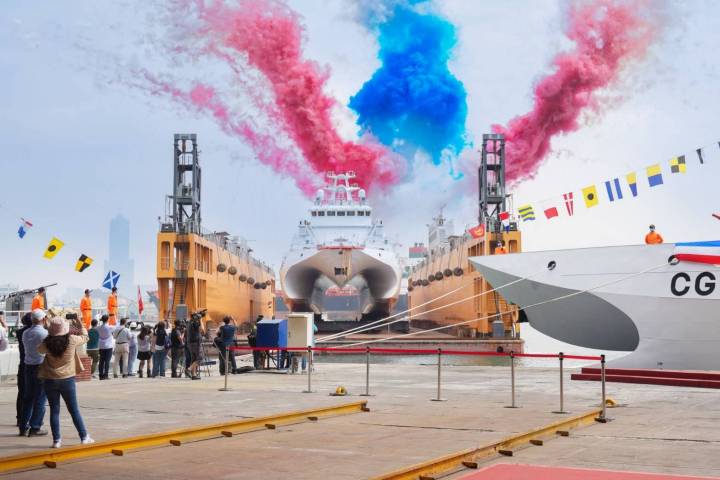 安平級巡防艦交船命名 展現高雄造船業實力