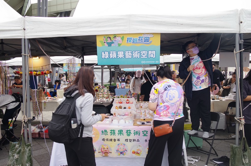 「探遊花圓市集」展示的商品相當經濟實惠 0