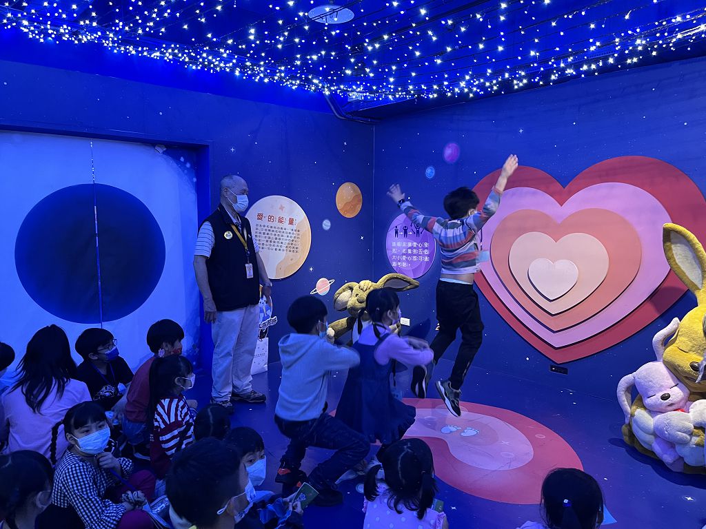 圖3，博幼基金會竹東中心參訪愛的星球