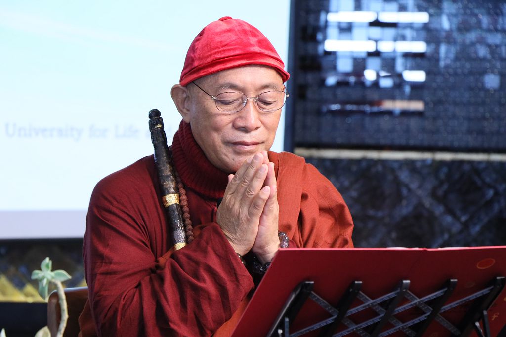 圖5，心道法師帶平安禪