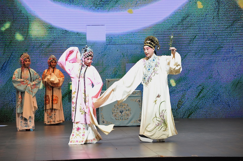 圖說：第五屆國際藝術家節，知名京崑劇演員郭勝芳．趙揚強參演觀音亙古之愛音樂劇， 3