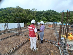 瑞芳動物之家工程防颱巡視